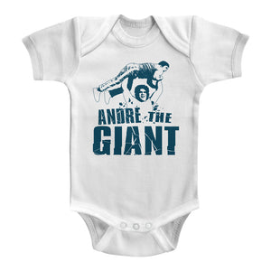 Andre The Giant Infant Bodysuit Pick UP Man White Romper - Yoga Clothing for You