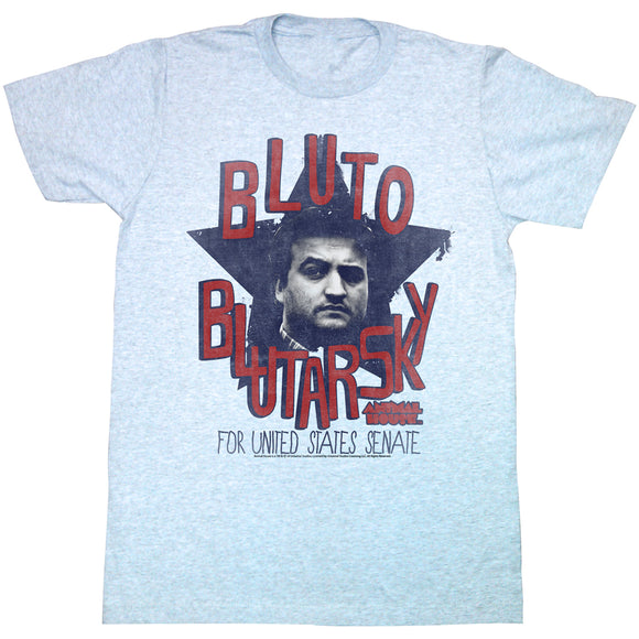 Animal House Tall T-Shirt Bluto Blutarsky Gray Heather Tee - Yoga Clothing for You