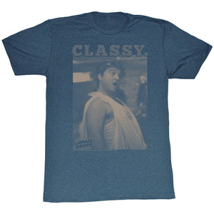 Animal House T-Shirt Faded Classy Toga Navy Heather Tee - Yoga Clothing for You