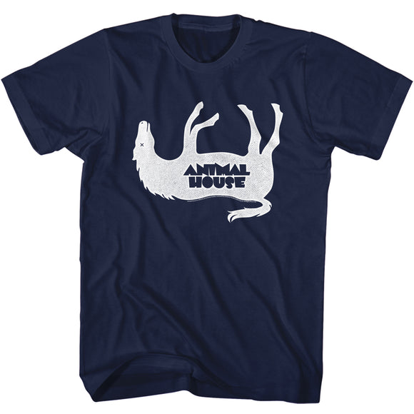 Animal House T-Shirt Horsey Prank Gone Wrong Navy Tee - Yoga Clothing for You