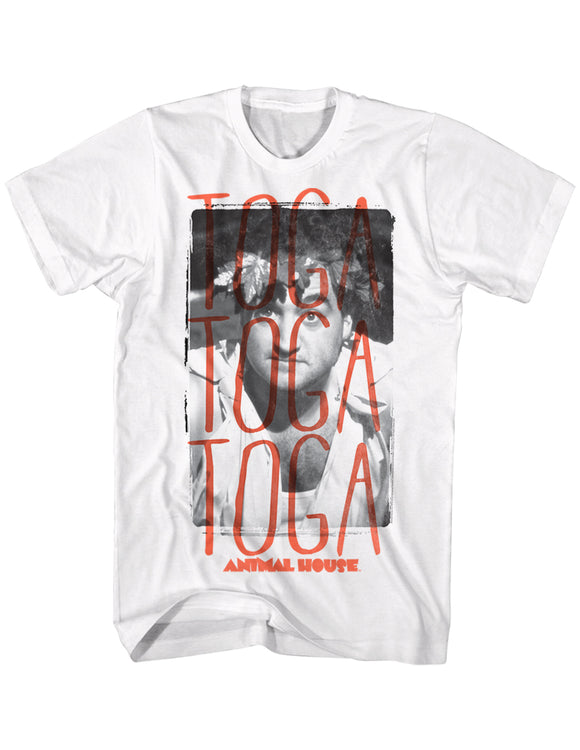 Animal House Tall T-Shirt Toga Toga Toga White Tee - Yoga Clothing for You
