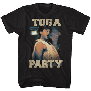 Animal House Tall T-Shirt Toga Party Animal Black Tee - Yoga Clothing for You