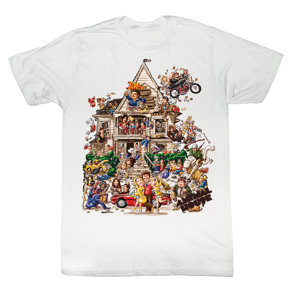 Animal House T-Shirt Color House Party Cartoon White Tee - Yoga Clothing for You