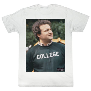 Animal House Tall T-Shirt Confused Color Portrait White Tee - Yoga Clothing for You