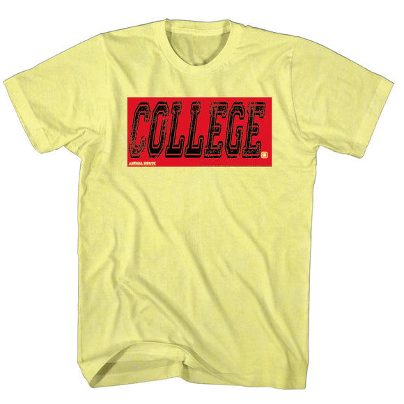 Animal House T-Shirt Red College Yellow Tee - Yoga Clothing for You