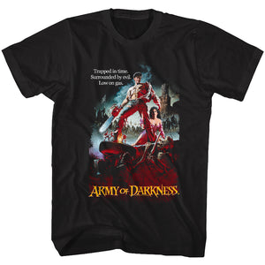 Army of Darkness Tall T-Shirt Movie Poster Black Tee - Yoga Clothing for You