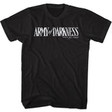 Army of Darkness T-Shirt Vintage Movie Logo Black Tee - Yoga Clothing for You