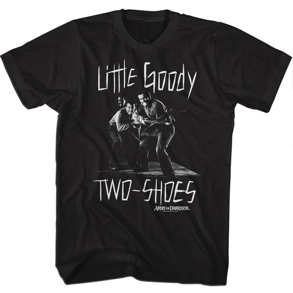 Army of Darkness T-Shirt Goody Two Shoes Black Tee - Yoga Clothing for You