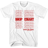 Army of Darkness T-Shirt Shop Smart Repeat White Tee - Yoga Clothing for You