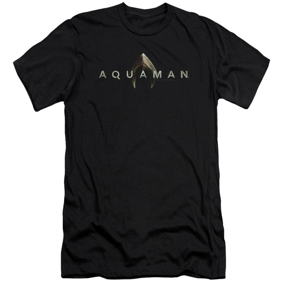 Aquaman Movie Premium Canvas T-Shirt Logo Black Tee - Yoga Clothing for You