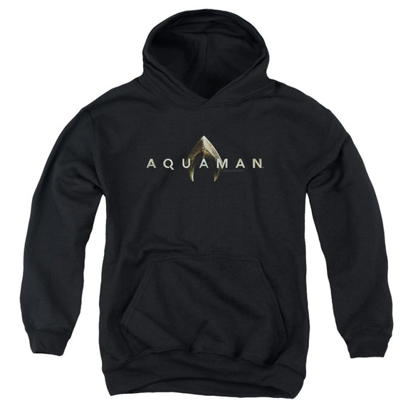 Aquaman Movie Kids Hoodie Logo Black Hoody - Yoga Clothing for You