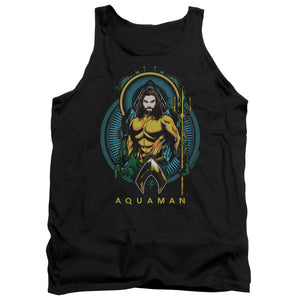 Aquaman Movie Tanktop Portrait Black Tank - Yoga Clothing for You