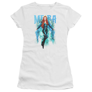 Aquaman Movie Juniors T-Shirt Mera White Tee - Yoga Clothing for You