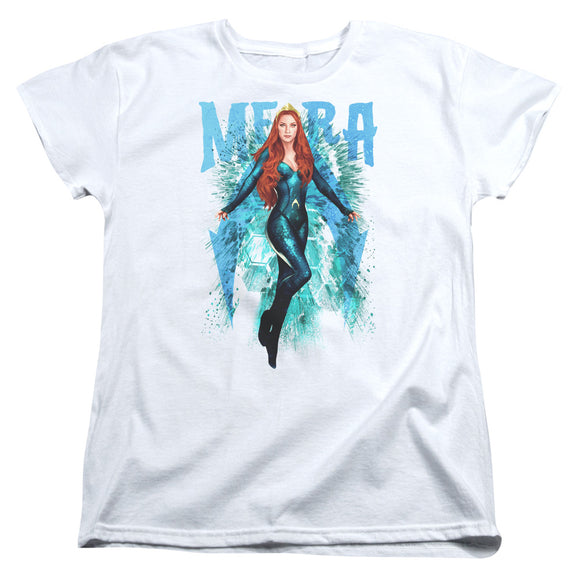 Aquaman Movie Womens T-Shirt Mera White Tee - Yoga Clothing for You