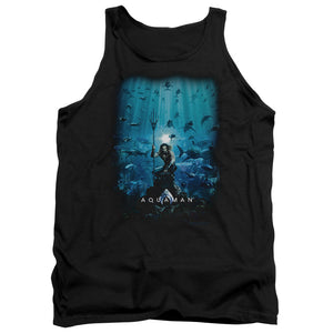 Aquaman Movie Tanktop Poster Black Tank - Yoga Clothing for You
