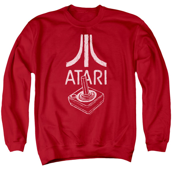 Atari Sweatshirt Joystick Controller Logo Red Pullover - Yoga Clothing for You