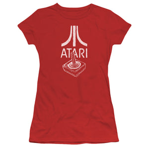 Atari Juniors T-Shirt Joystick Controller Logo Red Tee - Yoga Clothing for You