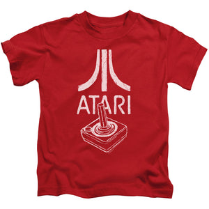 Atari Boys T-Shirt Joystick Controller Logo Red Tee - Yoga Clothing for You