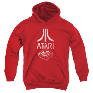 Atari Kids Hoodie Joystick Controller Logo Red Hoody - Yoga Clothing for You