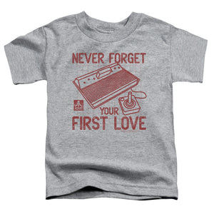 Atari Toddler T-Shirt Never Forget Your First Love Heather Tee - Yoga Clothing for You