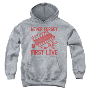 Atari Kids Hoodie Never Forget Your First Love Heather Hoody - Yoga Clothing for You