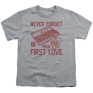 Atari Kids T-Shirt Never Forget Your First Love Heather Tee - Yoga Clothing for You