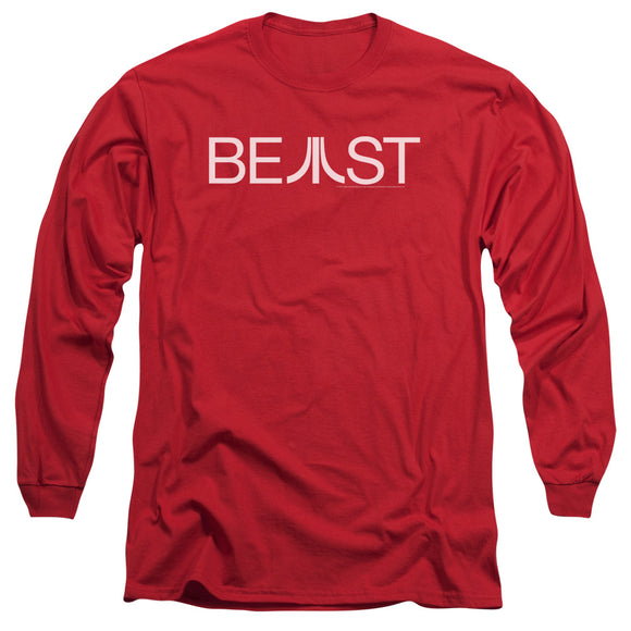 Atari Long Sleeve T-Shirt Beast Logo Red Tee - Yoga Clothing for You