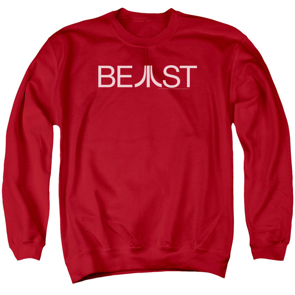 Atari Sweatshirt Beast Logo Red Pullover - Yoga Clothing for You