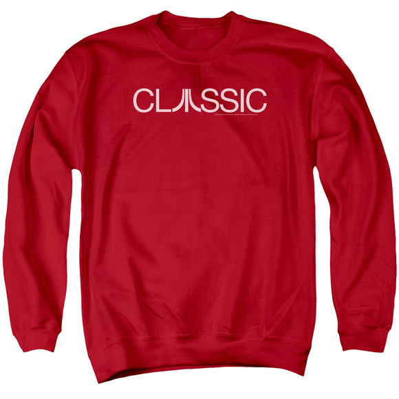 Atari Sweatshirt Classic Logo Red Pullover - Yoga Clothing for You