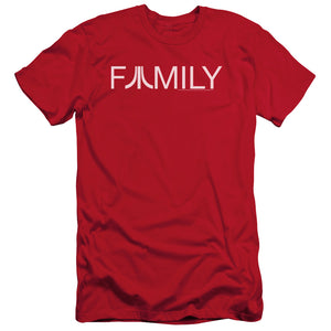 Atari Slim Fit T-Shirt Family Logo Red Tee - Yoga Clothing for You