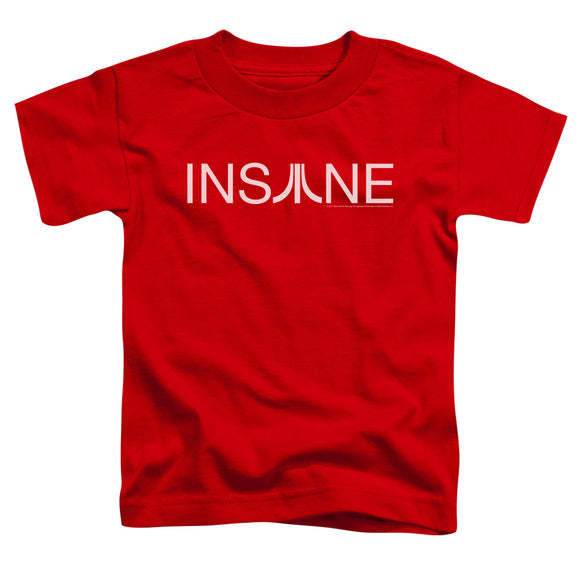 Atari Toddler T-Shirt Insane Logo Red Tee - Yoga Clothing for You