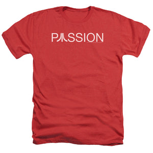 Atari Heather T-Shirt Passion Logo Red Tee - Yoga Clothing for You