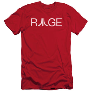 Atari Slim Fit T-Shirt Rage Logo Red Tee - Yoga Clothing for You