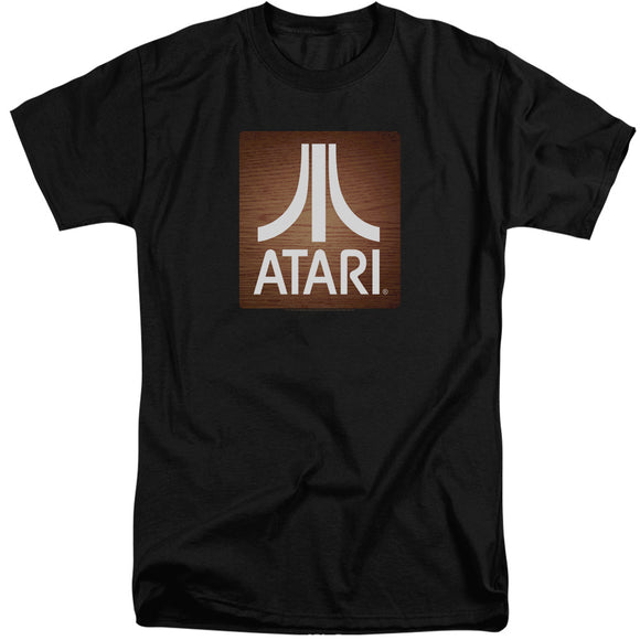 Atari Tall T-Shirt Classic Wood Square Black Tee - Yoga Clothing for You