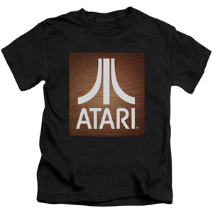 Atari Boys T-Shirt Classic Wood Square Black Tee - Yoga Clothing for You