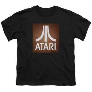 Atari Kids T-Shirt Classic Wood Square Black Tee - Yoga Clothing for You