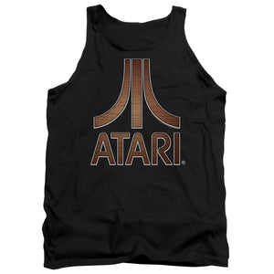 Atari Tanktop Classic Wood Emblem Logo Black Tank - Yoga Clothing for You