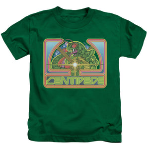 Atari Boys T-Shirt Centipede Retro Game Kelly Green Tee - Yoga Clothing for You