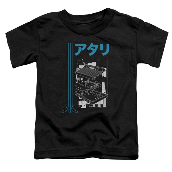 Atari Toddler T-Shirt Console Schematics Black Tee - Yoga Clothing for You