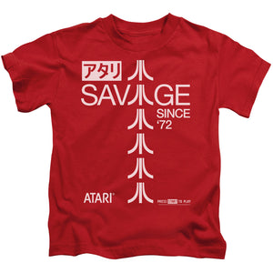 Atari Boys T-Shirt Savage Since 1972 Red Tee - Yoga Clothing for You