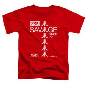 Atari Toddler T-Shirt Savage Since 1972 Red Tee - Yoga Clothing for You
