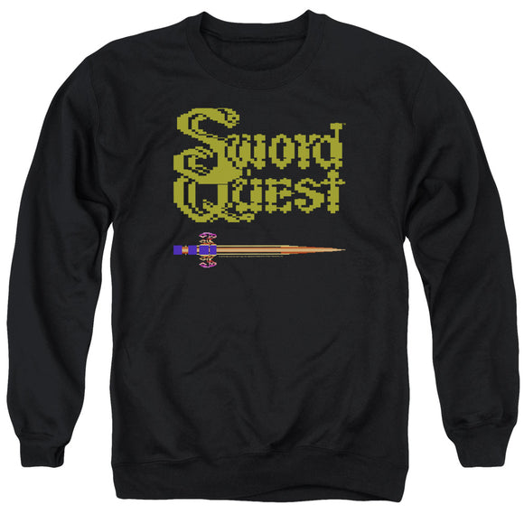Atari Sweatshirt Swordquest 8 Bit Sword Black Pullover - Yoga Clothing for You