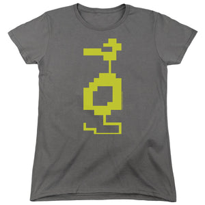 Atari Womens T-Shirt Dragon Charcoal Tee - Yoga Clothing for You