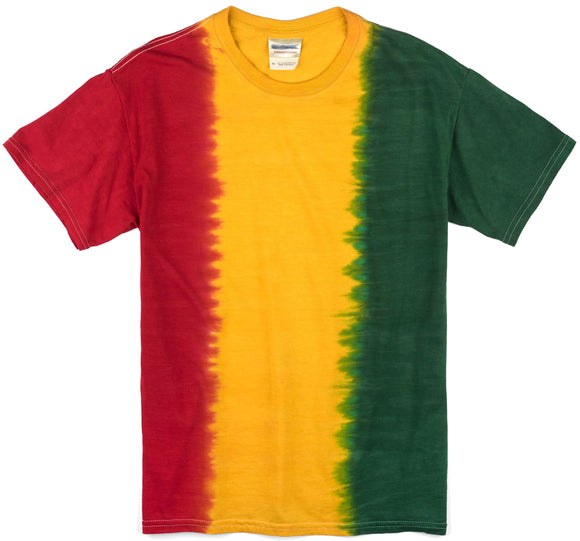 Rasta Colors Tie Dye Rastafarian T-shirt - Yoga Clothing for You