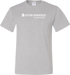Autism Awareness Time to Listen Tall Shirt - Yoga Clothing for You