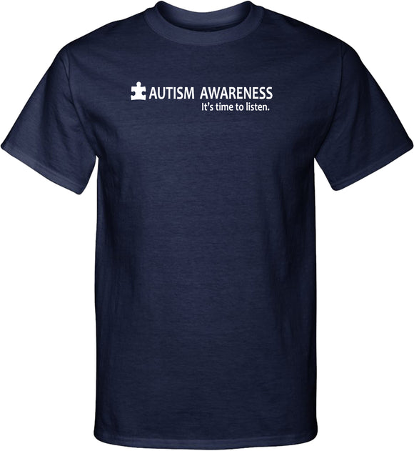 Autism Awareness Time to Listen Tall Shirt - Yoga Clothing for You