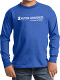 Autism Awareness Time to Listen Youth Kids Long Sleeve Shirt - Yoga Clothing for You