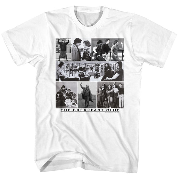 The Breakfast Club Collage White T-shirt - Yoga Clothing for You