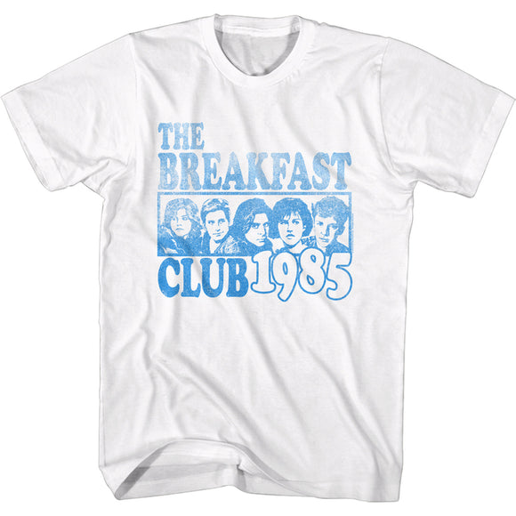 The Breakfast Club Vintage 1985 Photo White T-shirt - Yoga Clothing for You