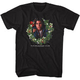 The Breakfast Club Bender Christmas Wreath Black T-shirt - Yoga Clothing for You
